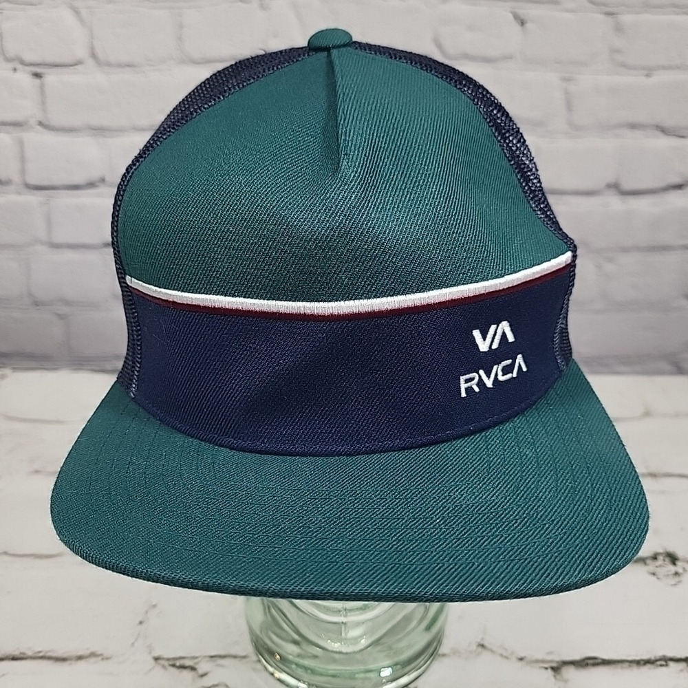 VA RVC Meshback Snapback Green Black Hat Adjustable Ball‎ Cap
